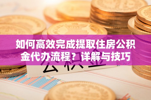 海棠如何高效完成提取住房公积金代办流程？详解与技巧