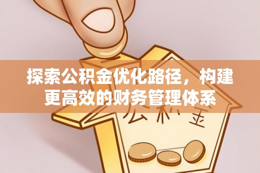 海棠探索公积金优化路径，构建更高效的财务管理体系