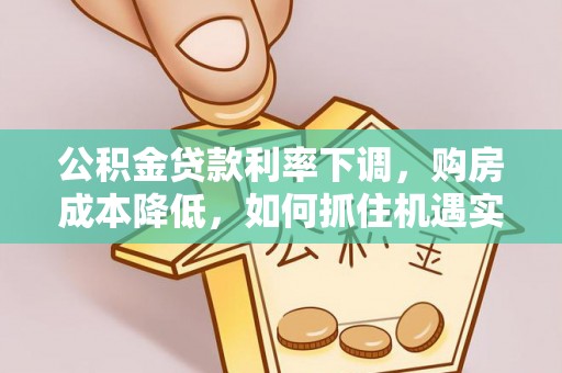海棠公积金贷款利率下调，购房成本降低，如何抓住机遇实现安居梦想？