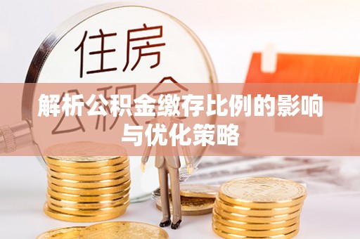 海棠解析公积金缴存比例的影响与优化策略