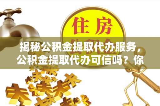 海棠揭秘公积金提取代办服务，公积金提取代办可信吗？你需要知道的真相