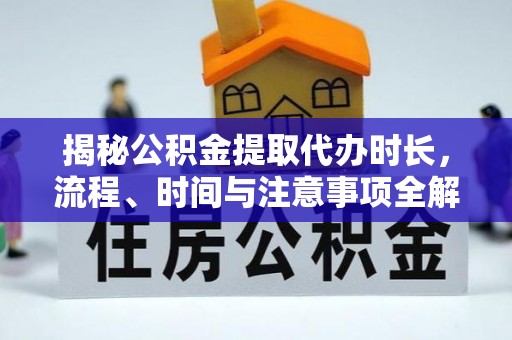 海棠揭秘公积金提取代办时长，流程、时间与注意事项全解析