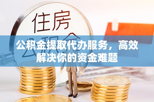 海棠公积金提取代办服务，高效解决你的资金难题